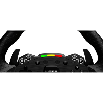 Moza Racing R3 steering wheel with buttons and LED indicators for PC