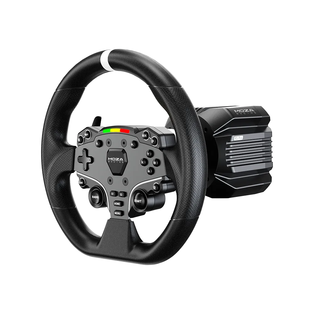 Moza R5 Pro Direct Drive wheelbase met ES Lite simrace stuur