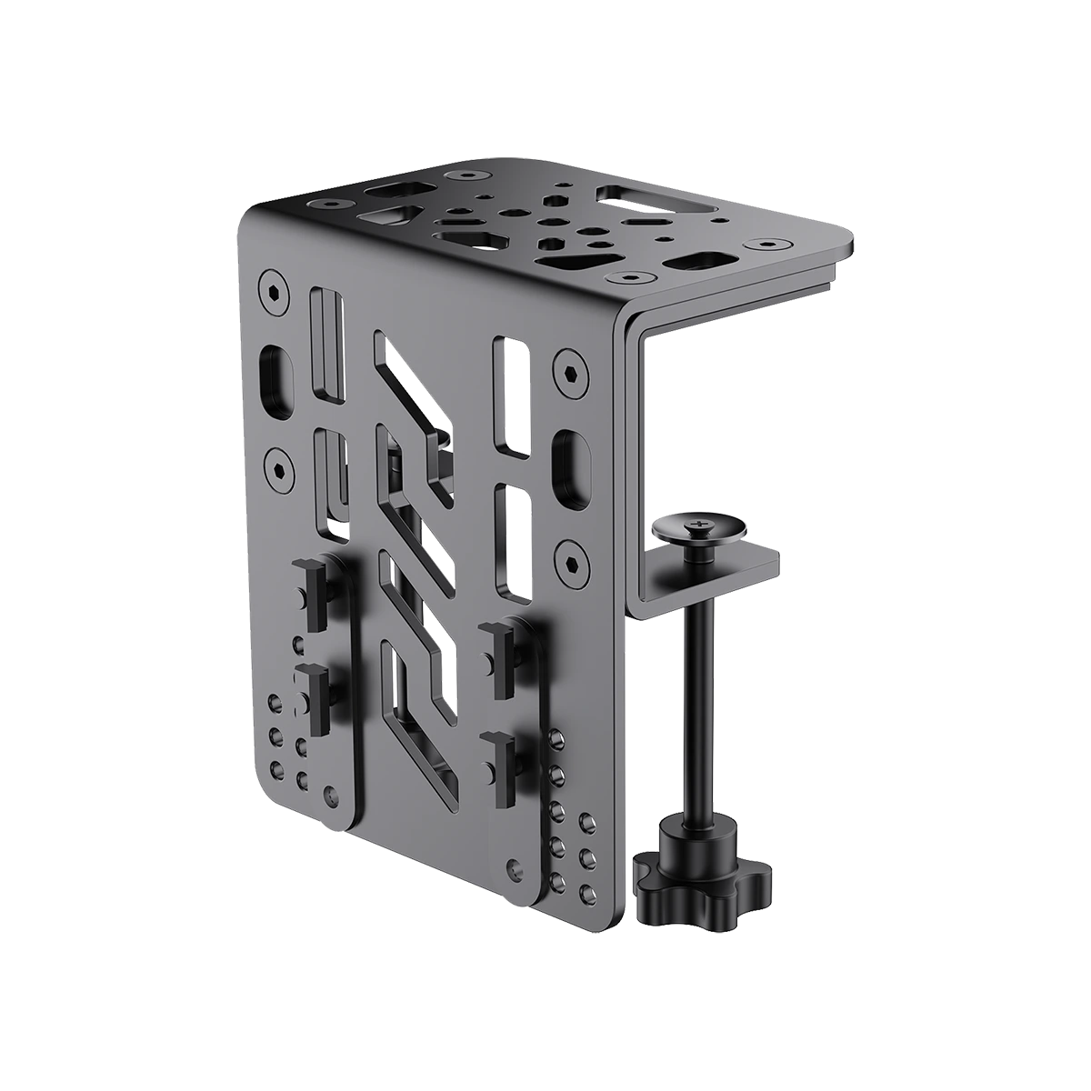 Moza Racing Flightbase tafel klem voor MOZA AB9 FFB Base – schuin links aanzicht