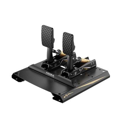Moza CRP2 pedalen CNC machined aluminum construction