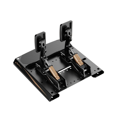 Moza CRP2 simracing pedals rear view with load cell mechanism