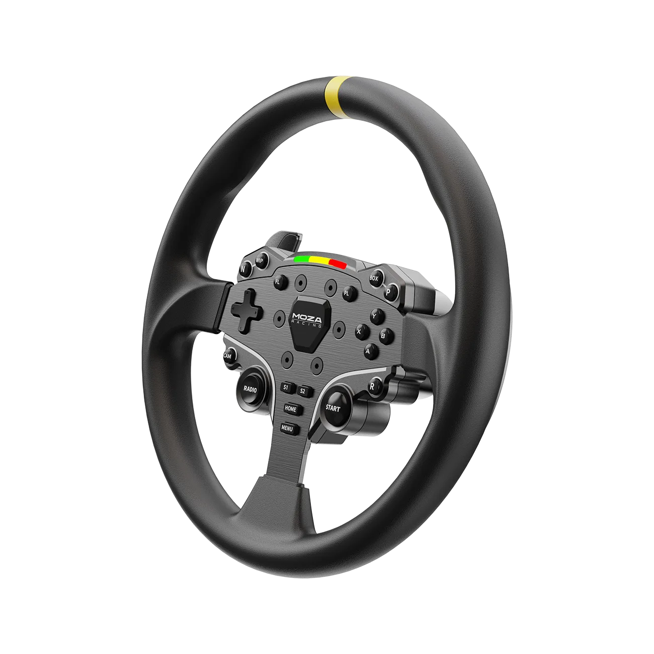 Moza Racing ES 12 inch wheel mod rond stuurwiel studio afbeelding rechts