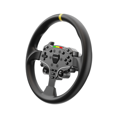 Moza Racing ES 12 inch wheel mod rond stuurwiel studio afbeelding rechts