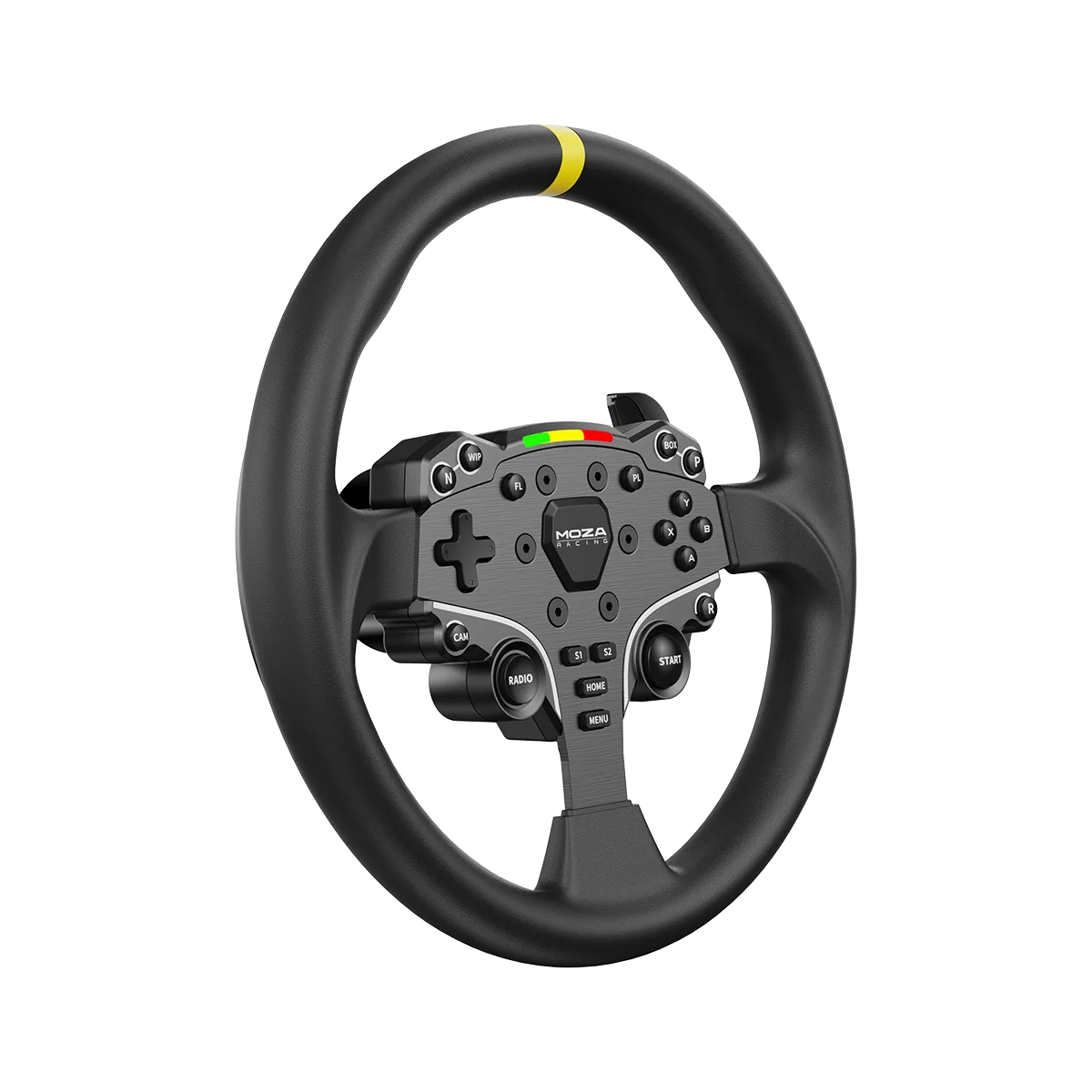 Moza Racing ES 12 inch wheel mod rond stuurwiel studio afbeelding