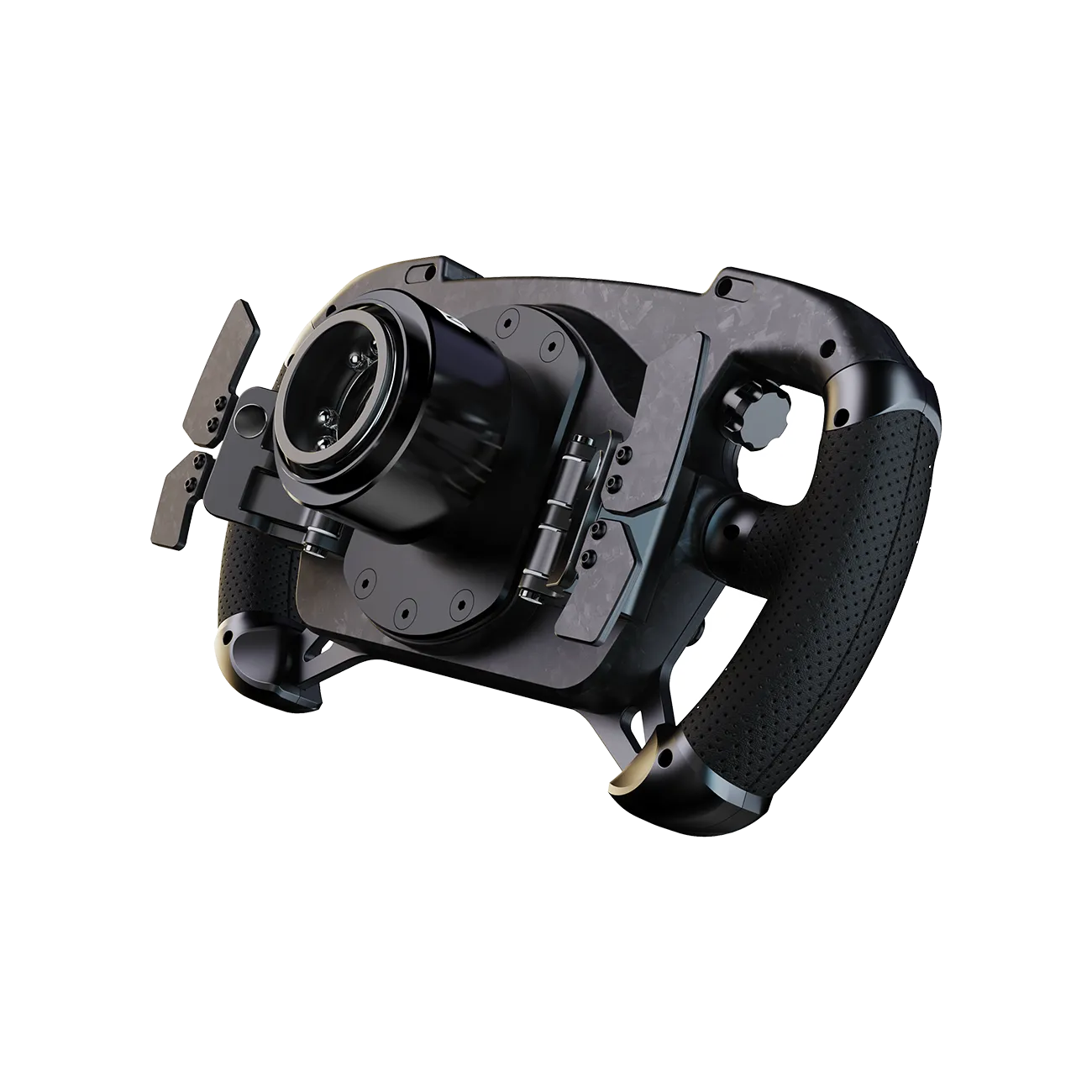 Moza Racing GS V2P steering wheel controls with rotary encoders and buttons
