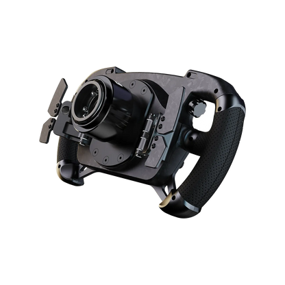 Moza Racing GS V2P steering wheel controls with rotary encoders and buttons
