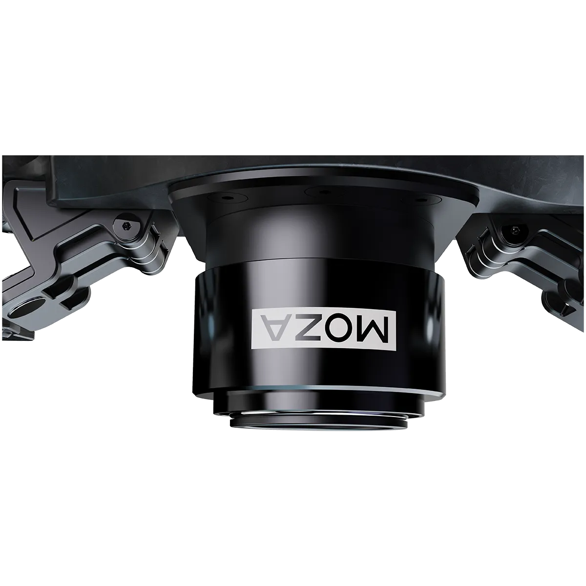 Rear angled view of the Moza Racing GS V2P steering wheel
