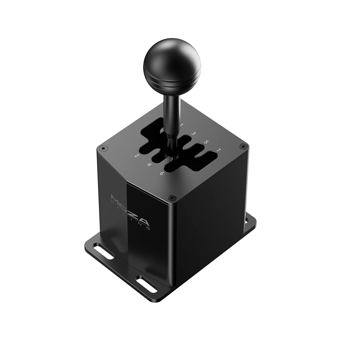 Zijaanzicht van de Moza Racing HGP Shifter voor sim racing