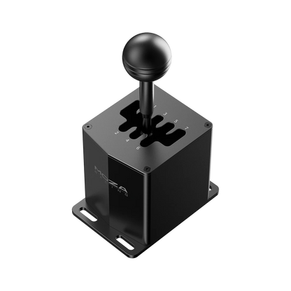 Zijaanzicht van de Moza Racing HGP Shifter voor sim racing