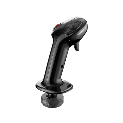 Moza Racing MA3X flightstick schuin aanzicht voor PC flight simulators