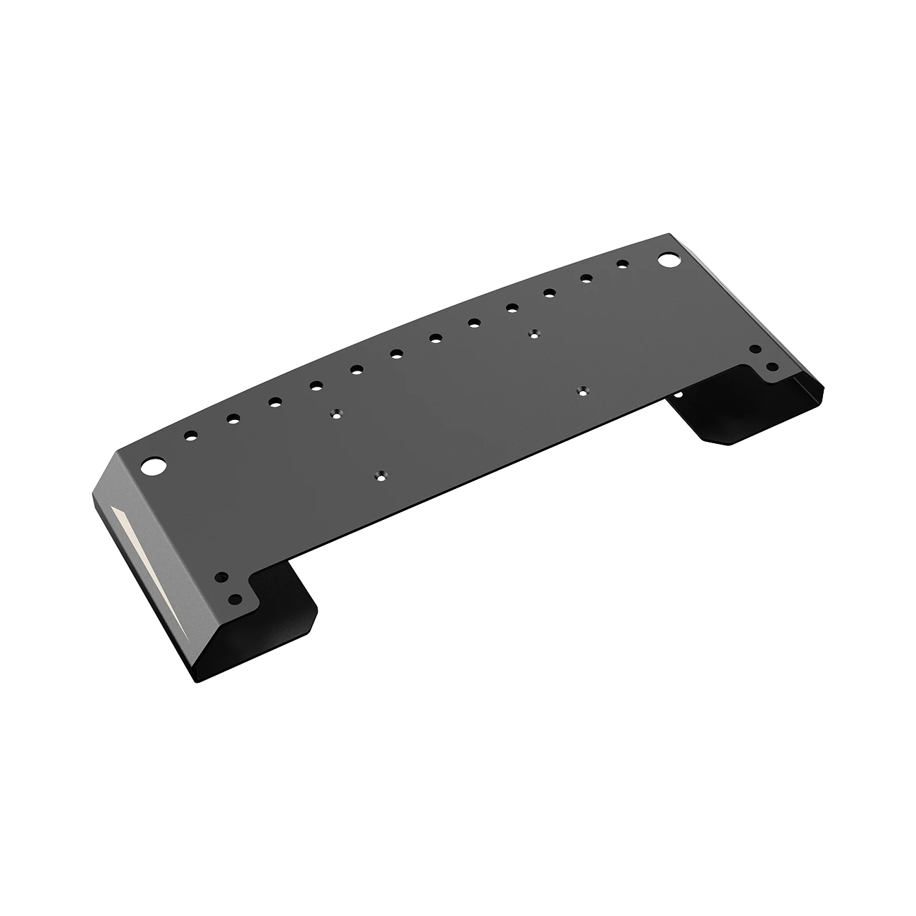 Moza Racing Mbooster Extension Plate bovenaanzicht met montagegaten