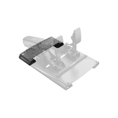 Moza Racing Mbooster Extension Plate gemonteerd op Mbooster pedalen