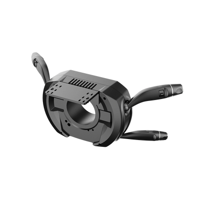 Moza Racing multifunction stalks for truck simulator front view