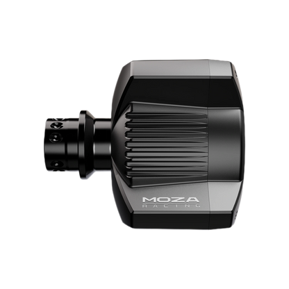 Moza Racing R3 direct drive wheelbase zijaanzicht met aluminium behuizing