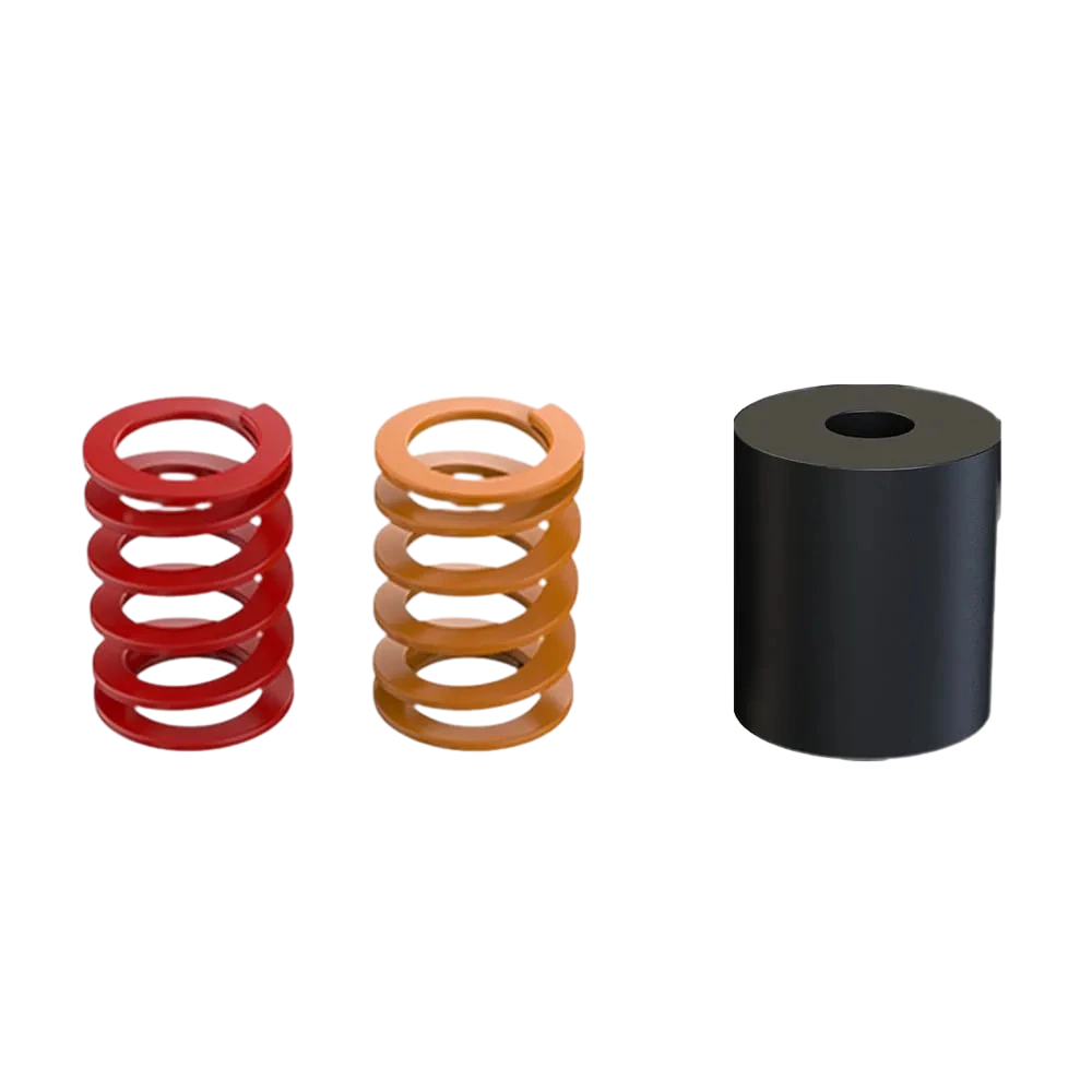 Contents of the Moza Racing SR-P Accessory Kit including elastomers and damper