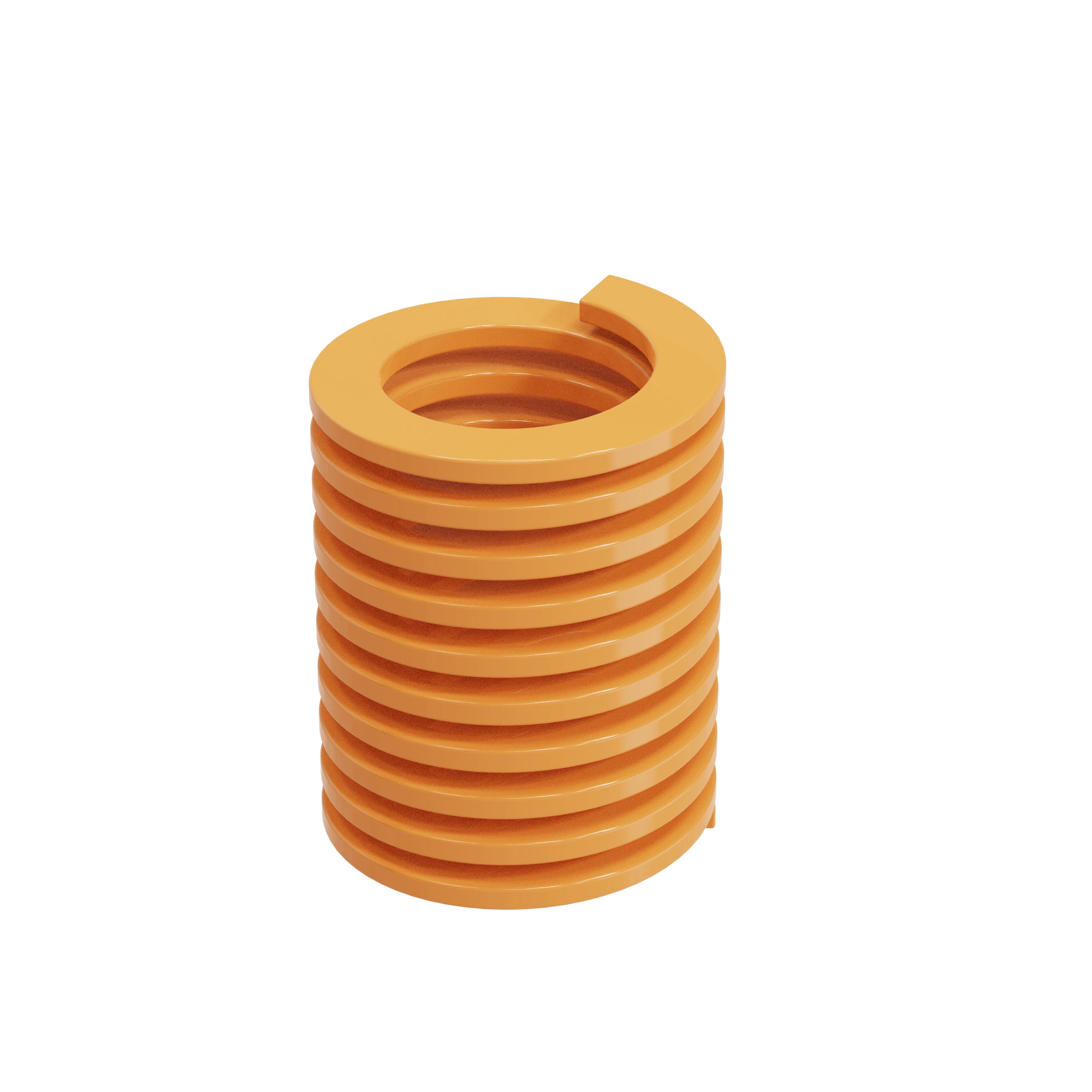 Orange elastomer included in the Moza Racing SR-P Accessory Kit for pedal tuning