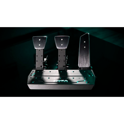 Moza Racing SR-P pedals complete sim racing pedal set front view