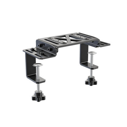 Rear view of Moza table clamp showing reinforced metal frame