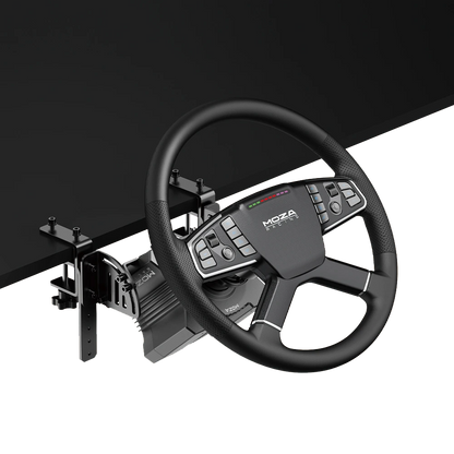 Moza Racing truck tafel klem bevestigd aan bureau