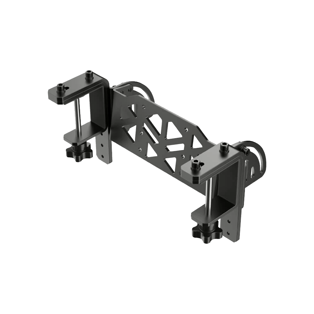 Moza Racing truck tafel klem schuin vooraanzicht