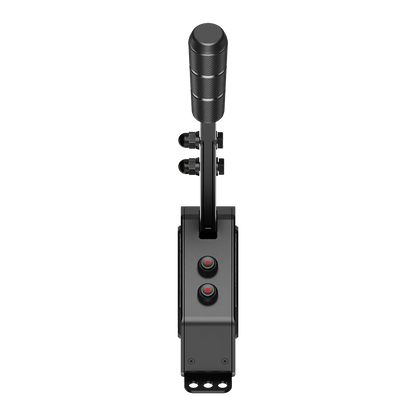 Moza Racing SGP sequential shifter bovenaanzicht met knoppen