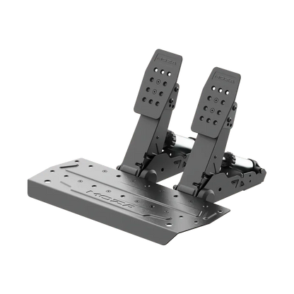 Zijaanzicht van de Moza SRP2 sim racing pedalen