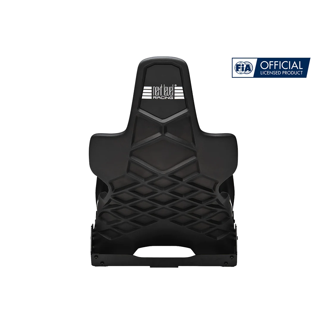 Achteraanzicht van de Next Level Racing Elite Formula Seat EFS met stijve kuip