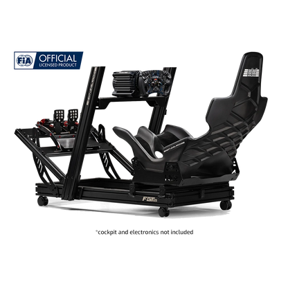 Next Level Racing Elite Formula Seat EFS gemonteerd op F-GT Elite cockpit