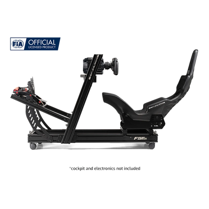 Next Level Racing Elite Formula Seat EFS op F-GT Elite cockpit in zijaanzicht