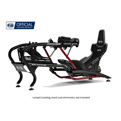 Next Level Racing Elite Formula Seat EFS in Formula Pro cockpit met FIA licentie