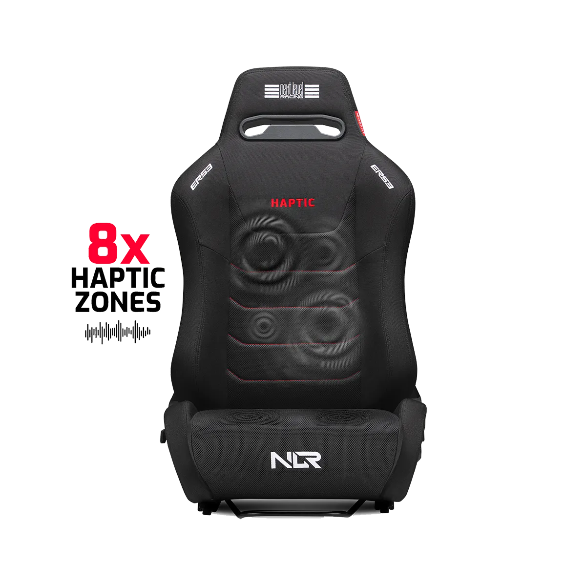 Next Level Racing ERS3 haptic seat with 8 haptic feedback zones
