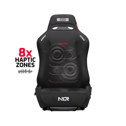 Next Level Racing ERS3 haptic seat with 8 haptic feedback zones