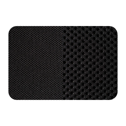 Detail van de ademende SIMAERO mesh bekleding van de Next Level Racing ERS3 Hypercool sim racing stoel