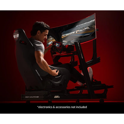 Next Level Racing ES1 haptic seat tijdens sim racing gebruik