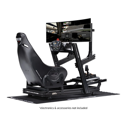 Next Level Racing ES1 haptic sim racing stoel in cockpit setup