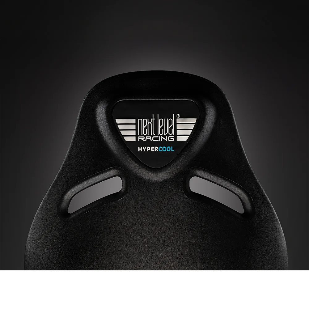 Achterzijde van de Next Level Racing ES1 Hypercool sim racing seat