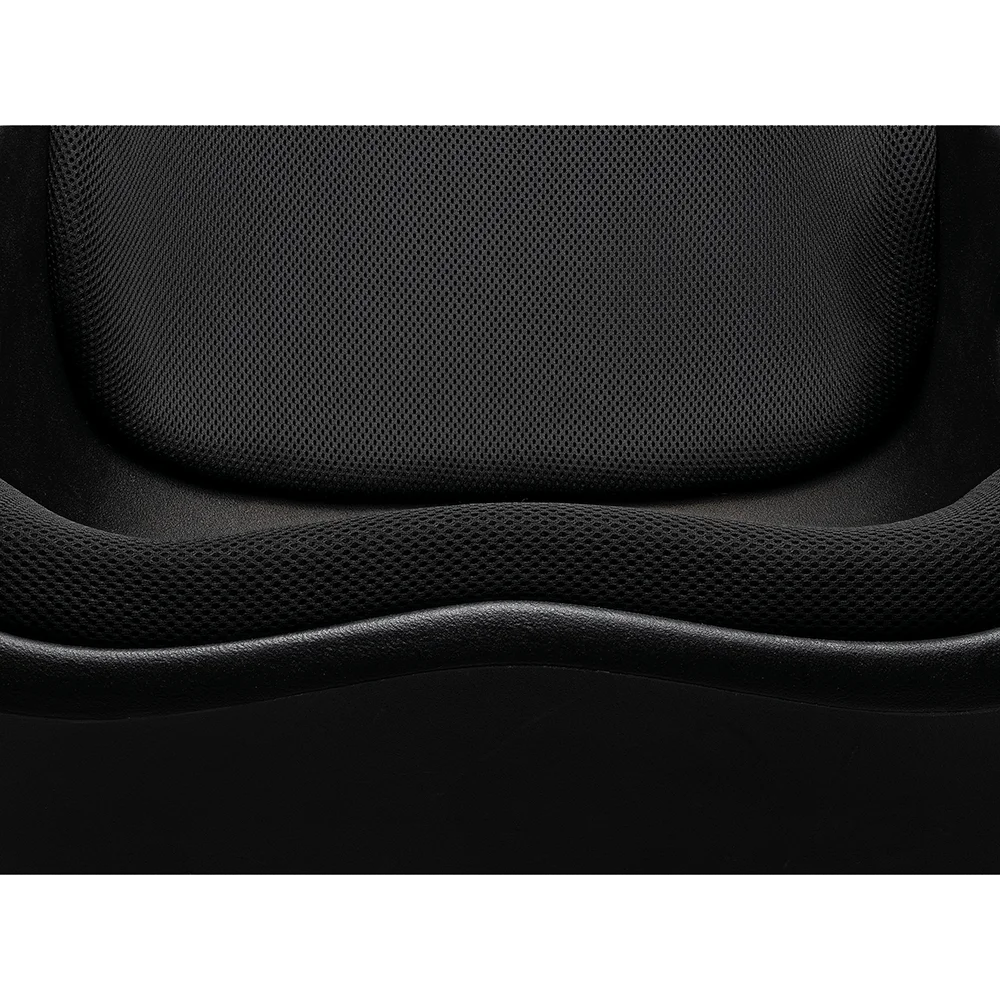 Zitting en ademende mesh bekleding van de Next Level Racing ES1 Hypercool