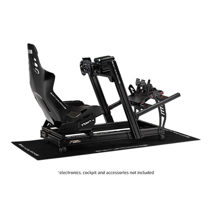 Next Level Racing ES3 Elite sim racing seat gemonteerd op een sim racing cockpit