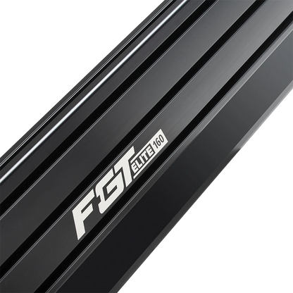 Zwart aluminium profiel van de Next Level Racing F-GT Elite 160 cockpit