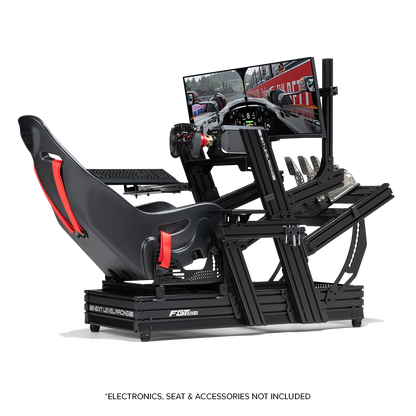 Next Level Racing F-GT Elite 160 sim racing cockpit met monitor, stoel en accessoires
