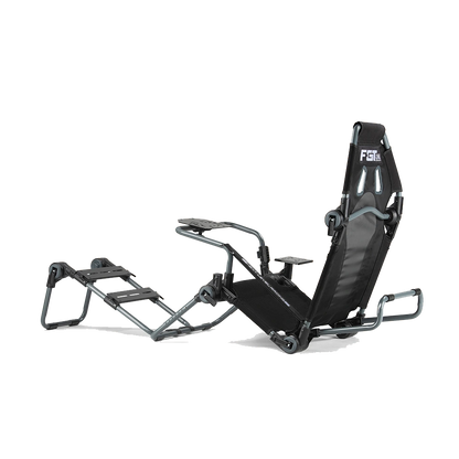 Next Level Racing F-GT Lite Grey Edition cockpit – verstelbare simracing cockpit voor GT en Formule 1 positie.