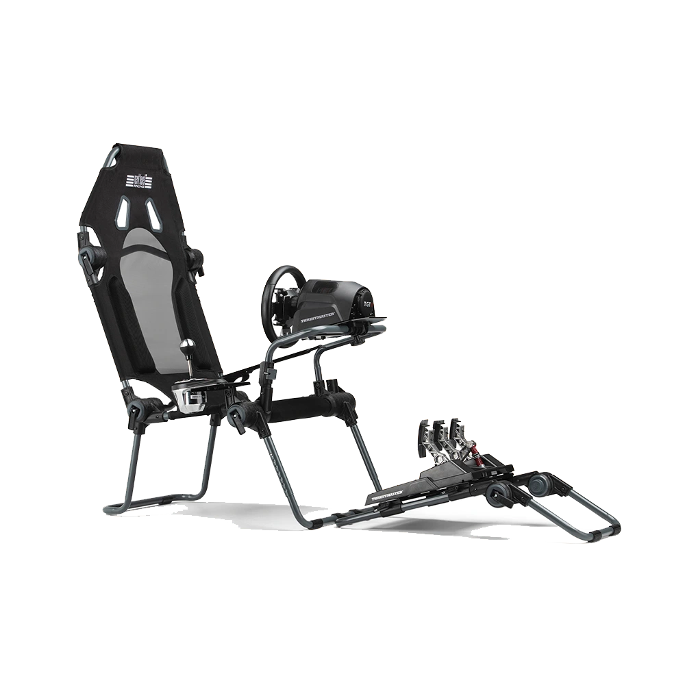 Next Level Racing F-GT Lite cockpit met stuur en pedalen – complete instapoplossing voor simracers.