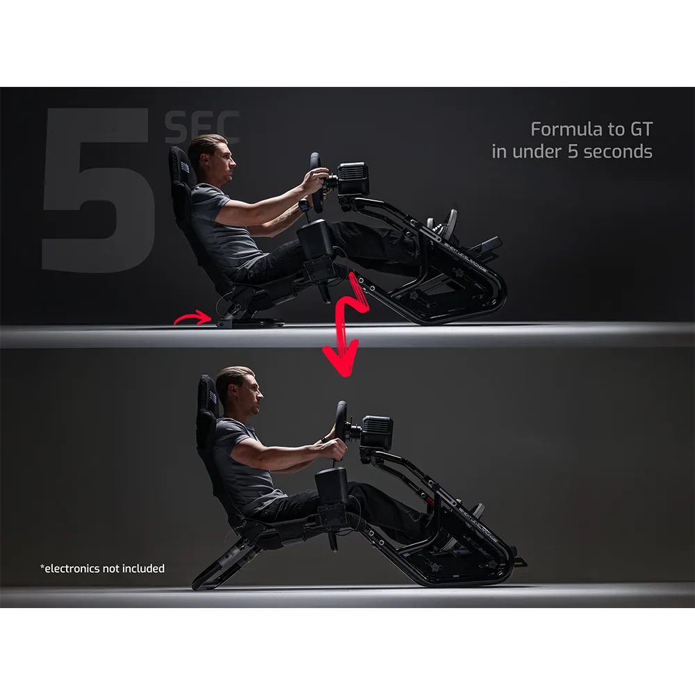 Next Level Racing F-GT Shift met demonstratie van wisselen tussen Formula en GT in minder dan 5 seconden
