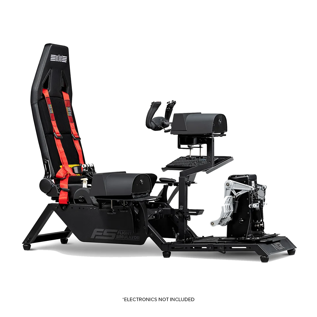 Next Level Racing Flight Simulator Cockpit met Boeing throttle configuratie