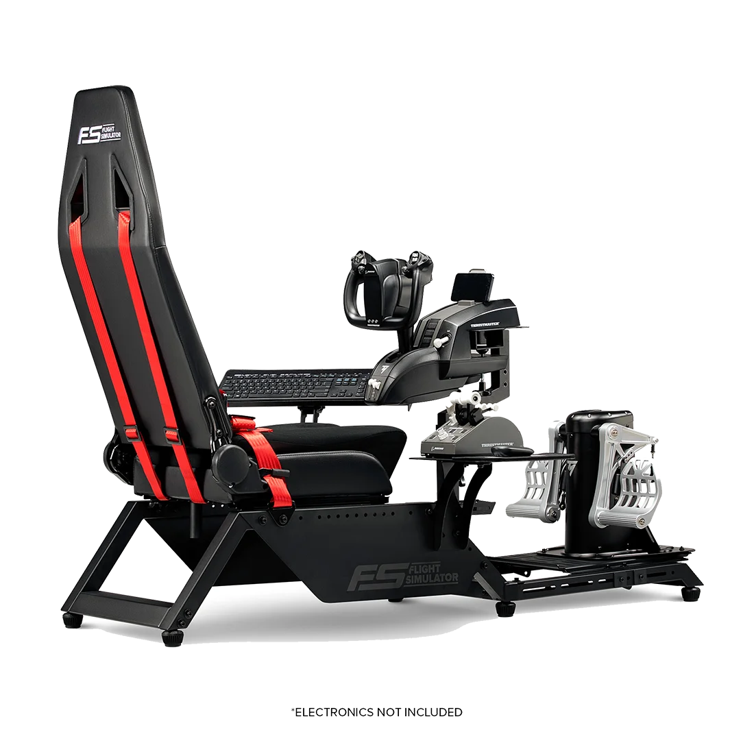 Next Level Racing Flight Simulator Cockpit met Thrustmaster Boeing Yoke configuratie