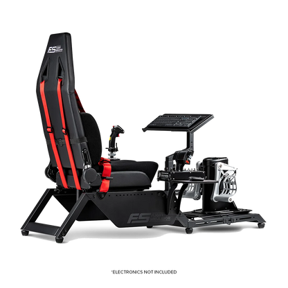 Next Level Racing Flight Simulator Cockpit met HOTAS joystick configuratie