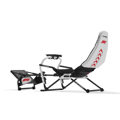 Playseat Challenge DD F1 Edition zijaanzicht met Formule 1 zitpositie