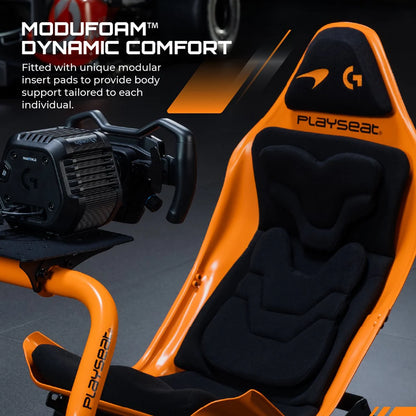Playseat Formula Instinct McLaren Racing Edition met Modufoam comfort padding