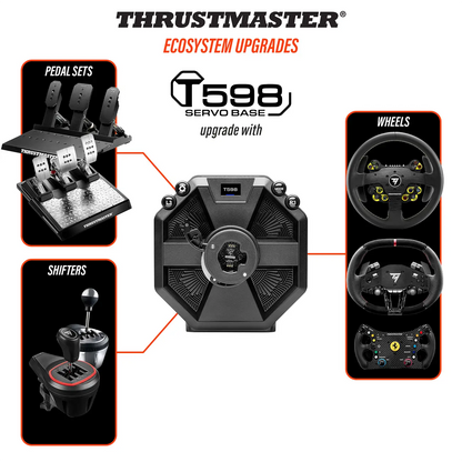 Thrustmaster T598 Direct Drive wheel base compatible with PS5, PS4 and PC