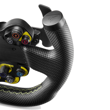 Thrustmaster EVO Racing 31U Leather simrace stuur met geperforeerde lederen handgreep en magnetische schakelflipper
